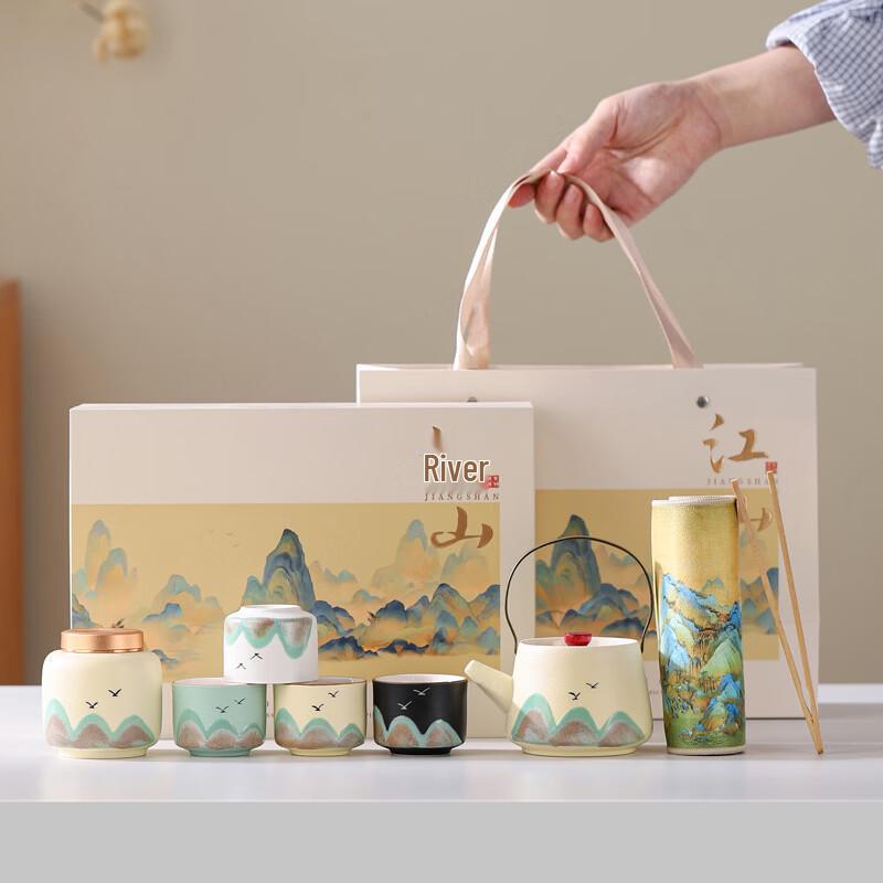 Meijin Thousand Mile Landscape Kung Fu Tea Set