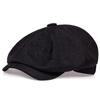 Hat Soft Newsboy Cap Men Grey Herringbone Flat Caps Women Men British Painters Hat Soft Autumn Winter Hats Octagonal Cap