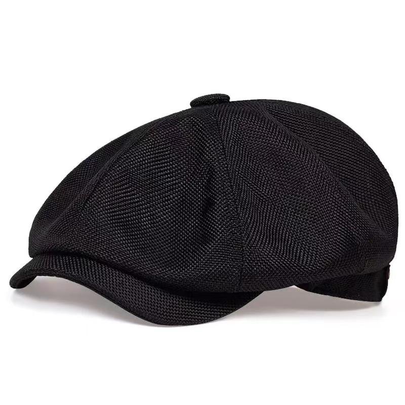 Hat Soft Newsboy Cap Men Grey Herringbone Flat Caps Women Men British Painters Hat Soft Autumn Winter Hats Octagonal Cap