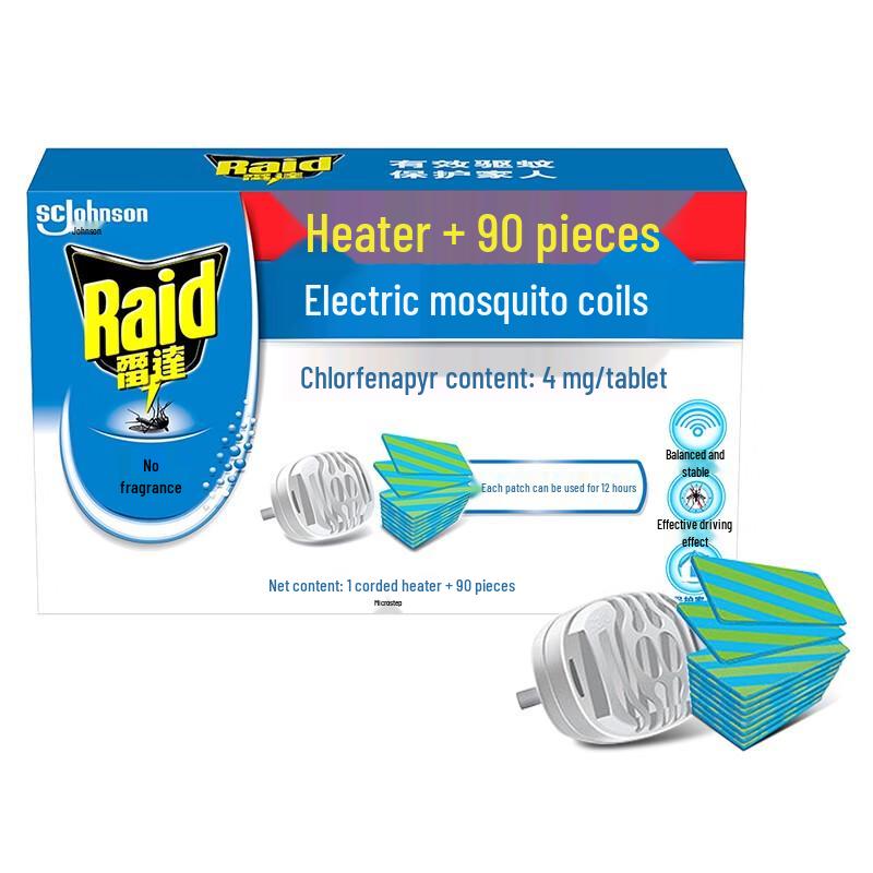 Raid Electric Mosquito Repellent Starter Kit, Fragrance-Free