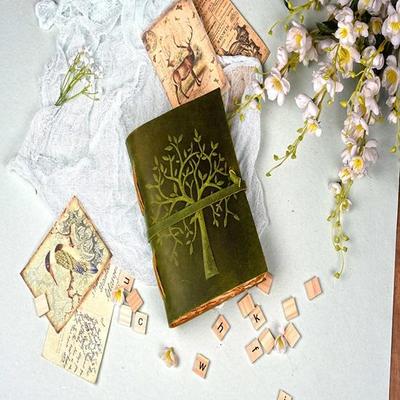 Tree of Life Journal Handmade Leather Diary Handmade Deckle Edge Paper Notebook Premium Diary