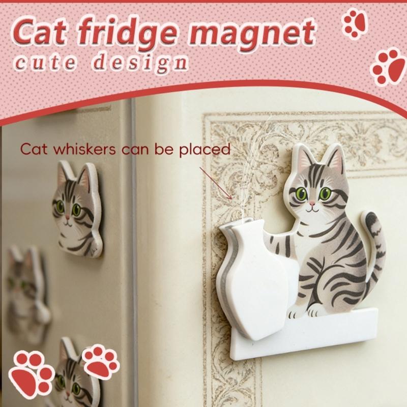 Fridge Magnets,Cute Locker Magnets,Decorative Magnets for Refrigerator Whiteboard Cabinet Kitchen Bronzing Art Gift
