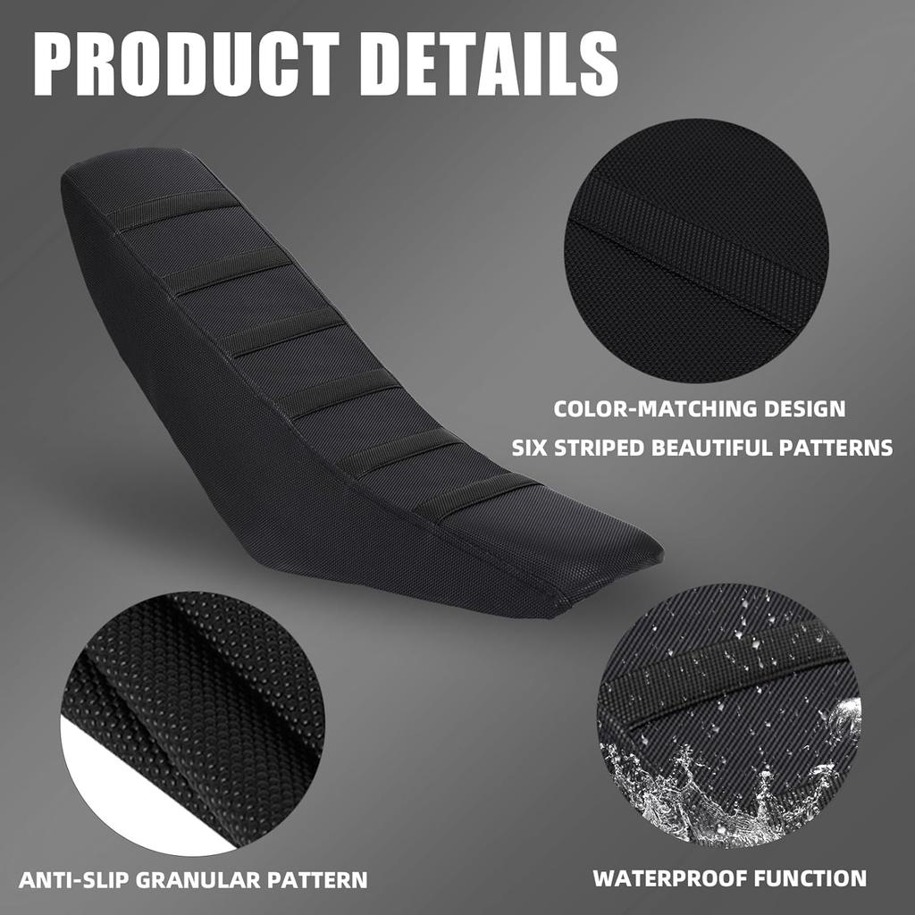 Seat Cover for Tutti,Waterproof Non-Slip Cushion Cover for Tuttio Electric Dirt Bike Soleil 01 and Ebike ICT-Black