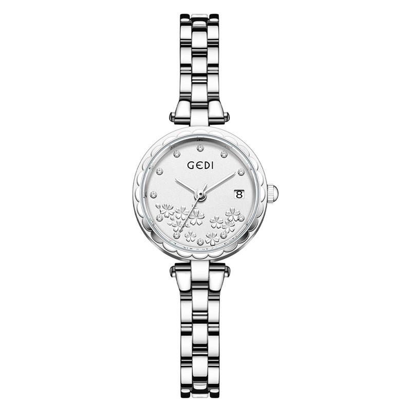 

Gadji Womens Elegant Alloy Quartz Watch With Waterproof Function For Formal Wear белый