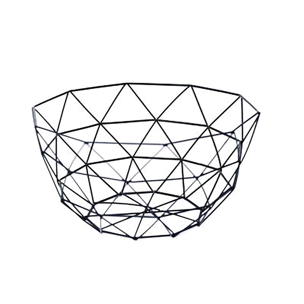 Wrought Iron Fruit Basket Creative Living Room Home Snack Storage Basket