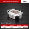 Qiwei 304 Stainless Steel Divided Lunch Box
