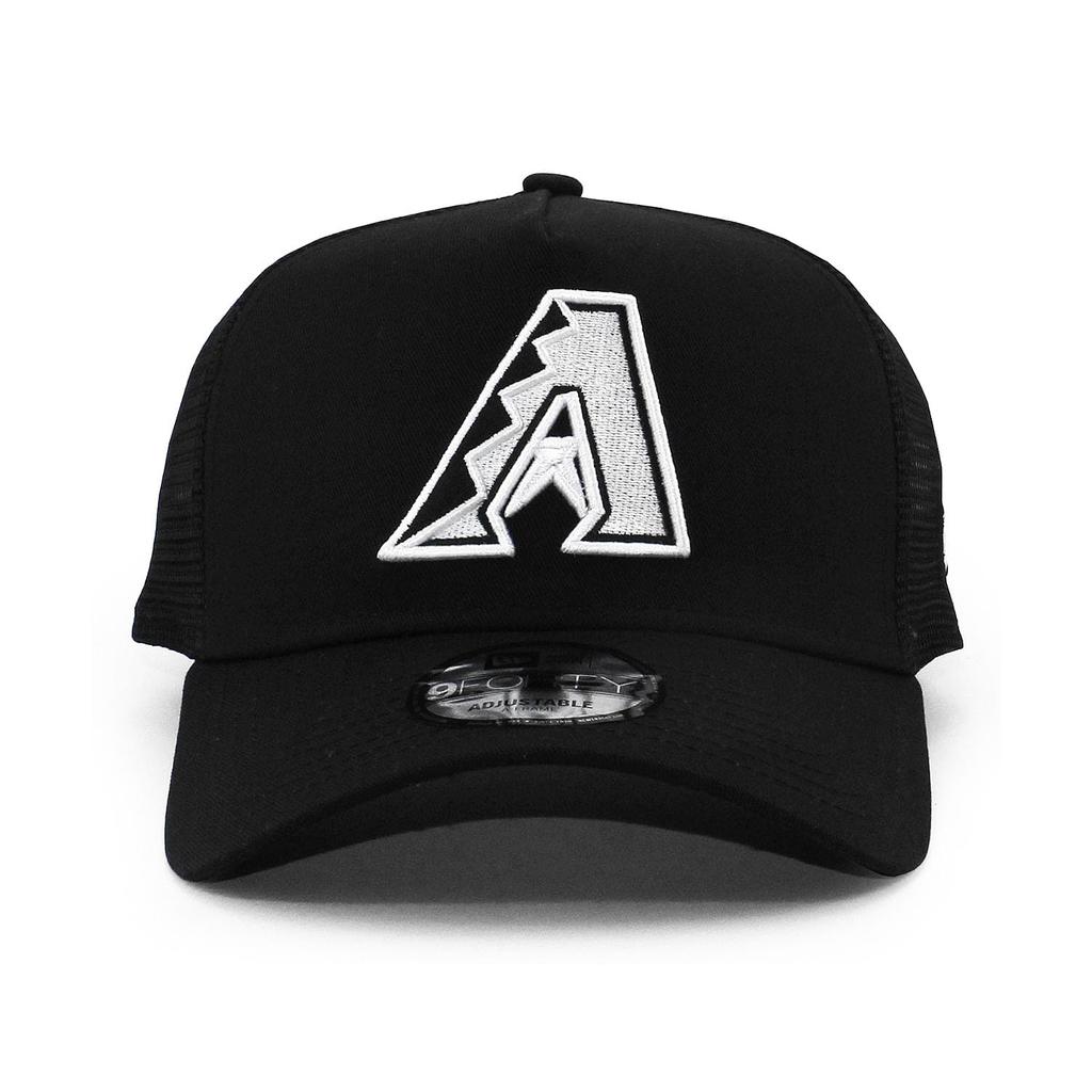 New Era 9FORTY Arizona Diamondbacks MLB TRUCKER MESH CAP Black A-FRAME (940AF) [Used]