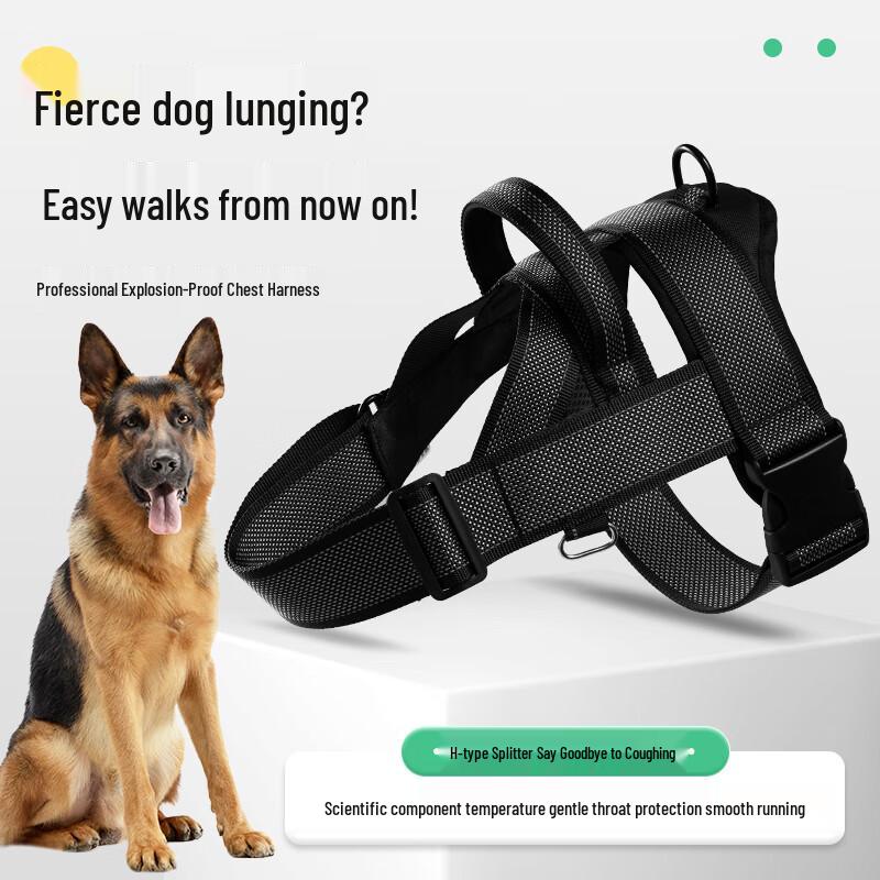 Suomila H-Type Anti-Pull Reflective Dog Harness
