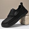 Popular Hand-stitched Men's Shoes Autumn and Winter Casual Shoes One-pedal Men's Leather Shoes Low-top Large-size Dad Shoes