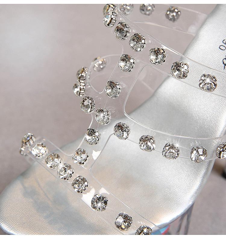 Women's Platform Sandals Summer Fashion Rhinestone 13CM/15CM Versatile Sexy High Heels Stiletto LFD-1099-31