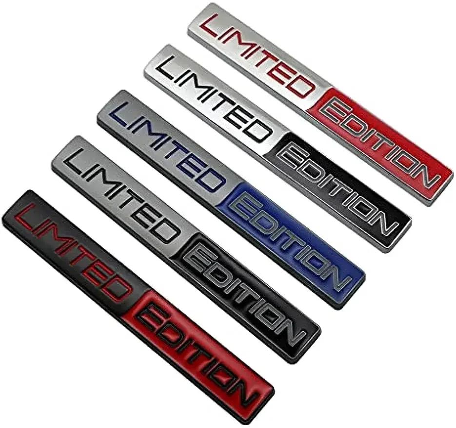 3D Limited Edition Metal Aluminium Adhesive Emblem Rear Trunk Badge Fender Sticker Body Decal Car LIMITED EDITION Emblem
