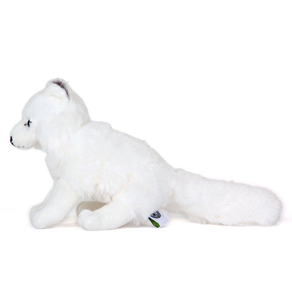Carolata Arctic Fox Plush Toy Realistic Fox Animal Toy Doll Gift Present Birthday Christmas Present (Sitting Series/Soft Touch) (Twice Tested) /
