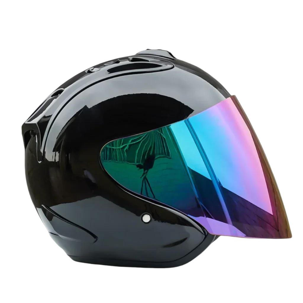 SZ Ram 3/4 Open Face Helmet Approved Racing Safety Hat Summer Season Safety Single Len Motorcycle Helmet Women Men ECE Capacete