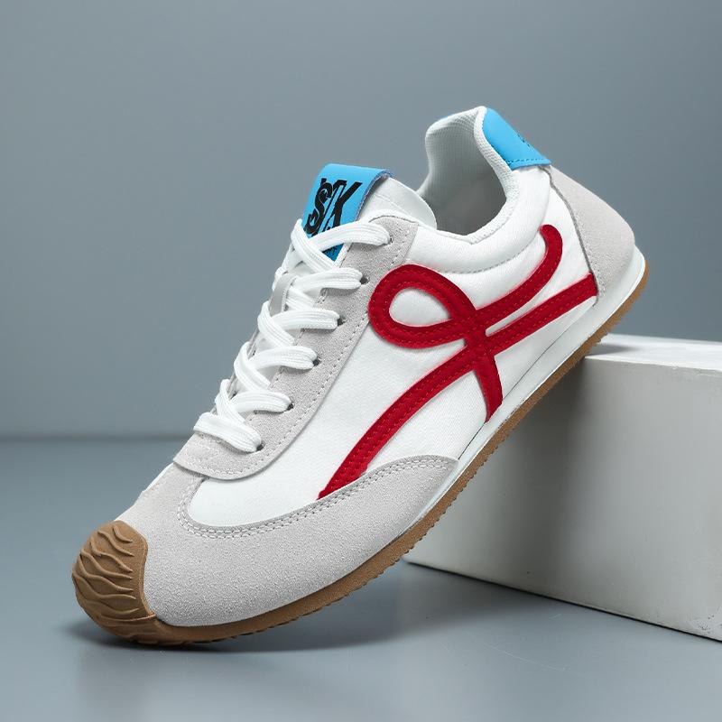 Spring new men's casual retro sports board shoes lightweight soft-soled Forrest Gump shoes breathable versatile little white shoes men's shoes