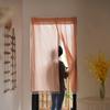 Tenda in Cotone e Lino Stile Giapponese Divisorio Cucina Soggiorno Camera da Letto Tenda da Appendere alla Porta Tende Mezzeporte per la Casa