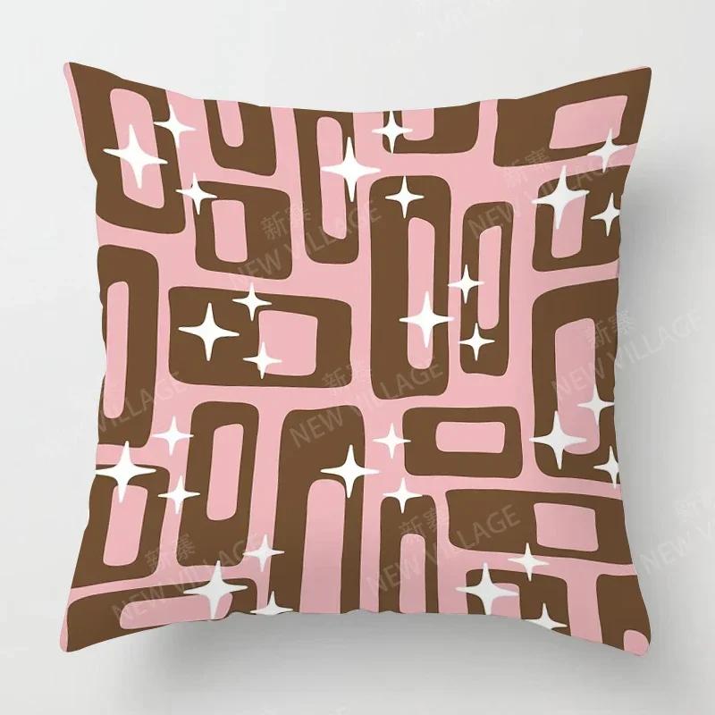 Nordic Fall Home Decor Autumn Throw Pillow Case Sofa Cushion Cover Modern  Geometry