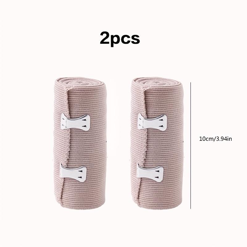 2 Rolls Elastic Bandage with Closure, Easy to Use for Ankle, Wrist, Arm, and Leg, Comfortable and Secure for Everyday Wear