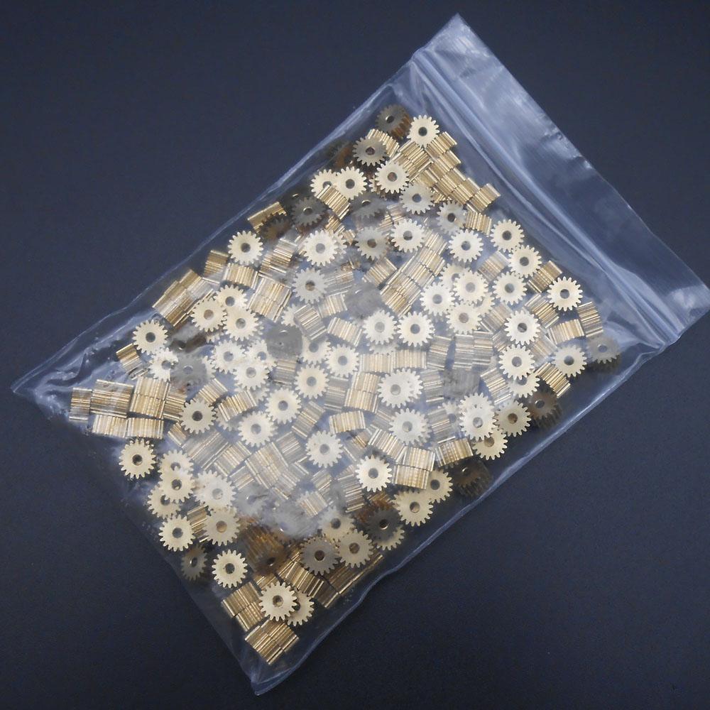 20Pcs/Lot 0.4M 0.4 Modulus 18T Brass Gear Spur Mechanical Small Pinion Bore Hole Aperture 2MM 1.98MM 2A 18 Teeth Height 4MM 182A