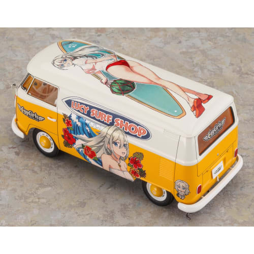 Hasegawa 1/24 Volkswagen Type 2 Delivery Van with Lucy McDonnell Figure Plastic Model SP658 (Car)