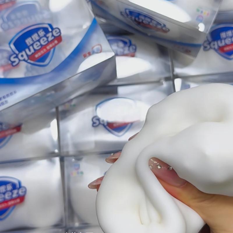 Squishy Soap Simulated Soft Soap Decompression Squeezing Balls Soft Relief Squeeze Ball Birthday Gifts Home Ornaments