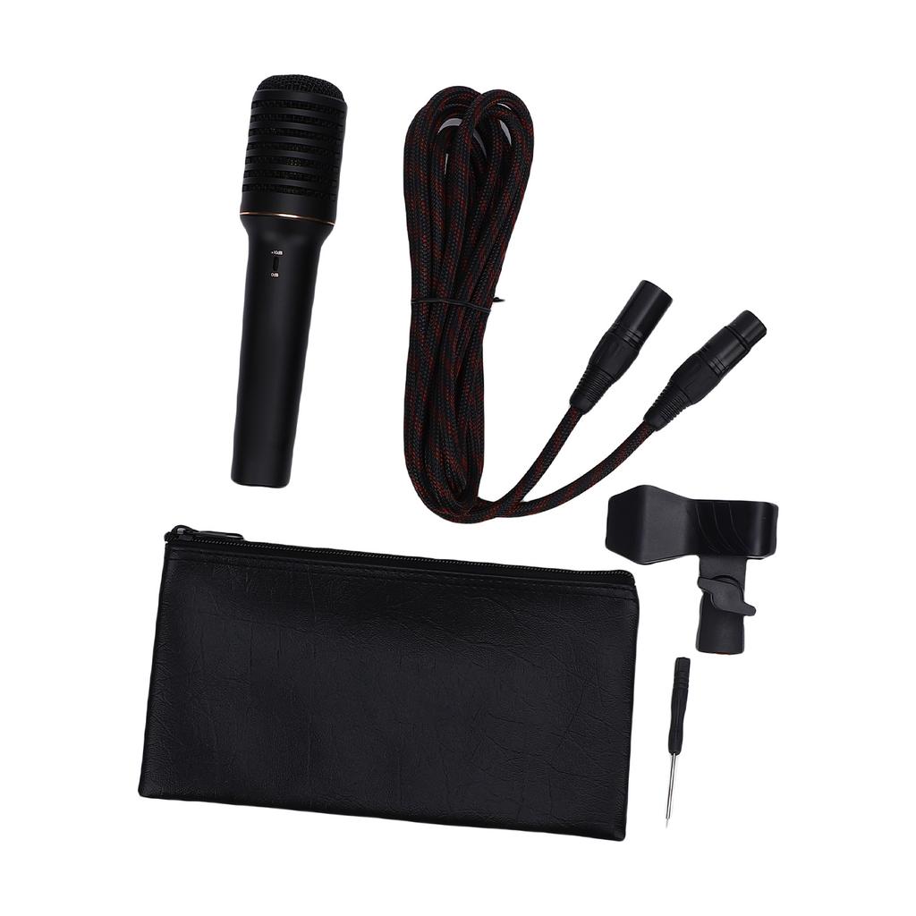 Handheld Condenser Microphone for Professional Recording, Live Streaming, Karaoke, Stage Performances, with Cardioid
