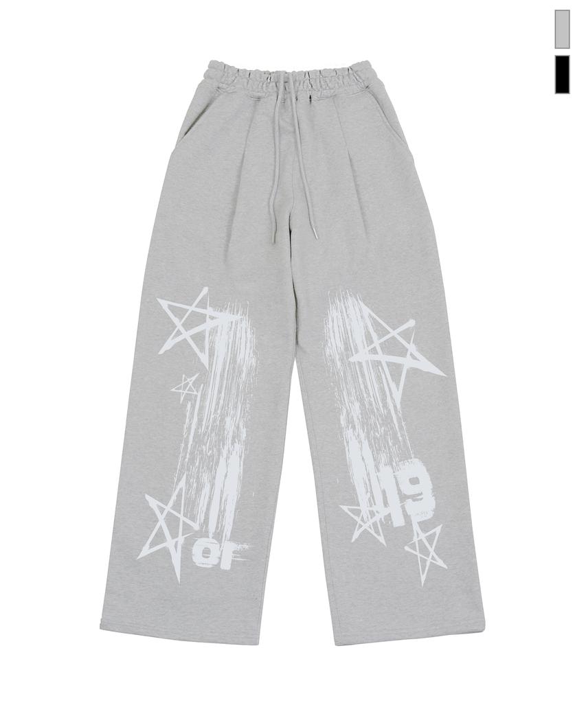 GRAVER [Unisex]Of_19 Training Pintuck Wide Pants_2Color