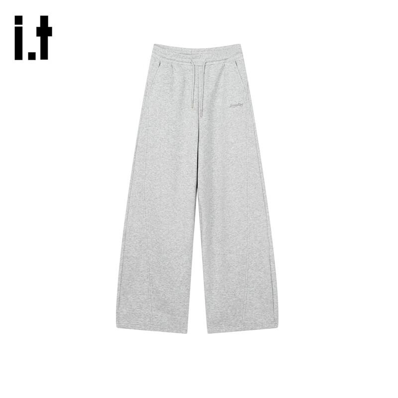 GROUND ZERO Women's Embroidered Wide-Leg Casual Pants