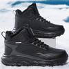 Winterschuhe Herren Große Größe Bequem Warm Rutschfest Baumwolle Schneestiefel Trendige Sneakers Hochwertige Outdoor Wanderschuhe für Herren