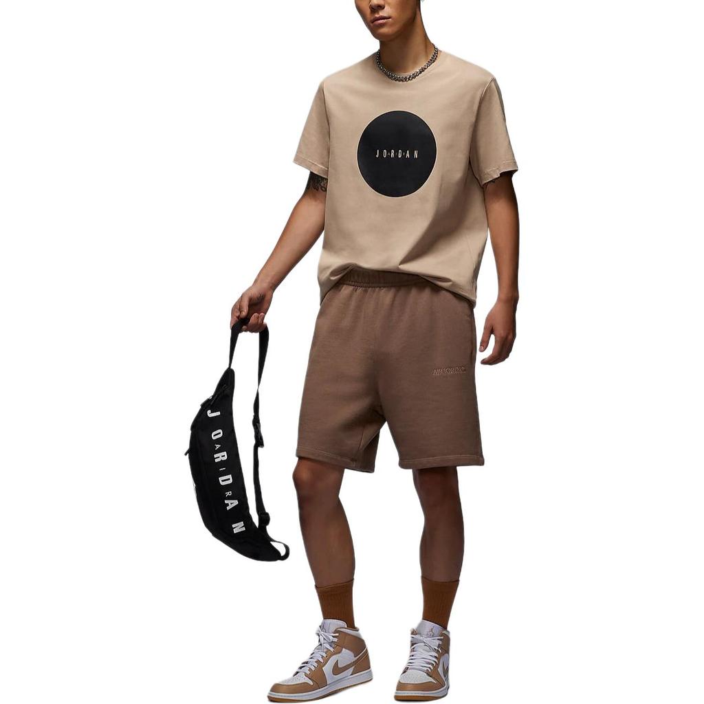 Nike Air Wordmark Casual Shorts Men's Ancient Brown FZ8940-223