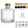 Cylindrical Glass Aromatherapy Bottle: Flameless Rattan Diffuser and Fragrance Ornament.