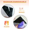 4/12/24PCS Reusable Rug Gripper Tape Double Sided Adhesive Non-Slip Rug Pad Tape Stickers Washable Area Rug Pad Carpet Tape