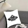 Classic TTexas RRoadhouse Cushion Cover Elegant Comfort Pillowcase Sofa Bed Doublesided Printed Invisible Zipper Home Decor