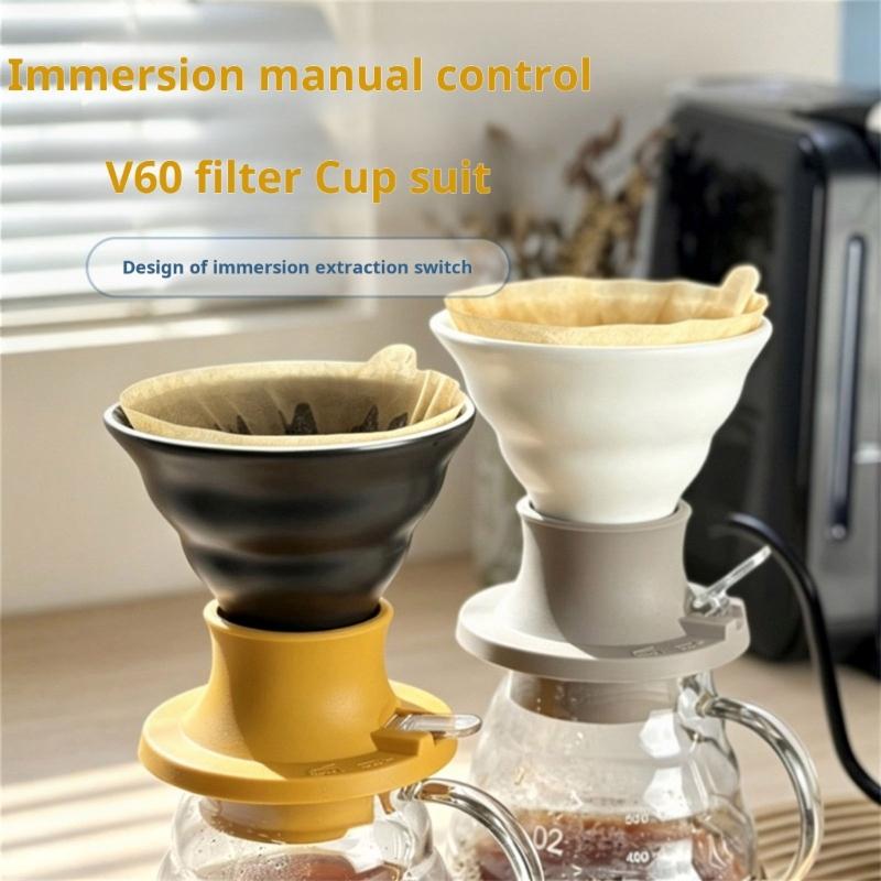 Efficient Coffee Dripper With Silicone Base And Fine Meshes Filter Office Coffee Equipment For Home Or Office Use