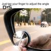 For Reversing 2Pcs Rearview Convex Mirror Clear 360 Degree Rotation Wide Angle Car Rimless Convex Parking Mirror Driving Safet