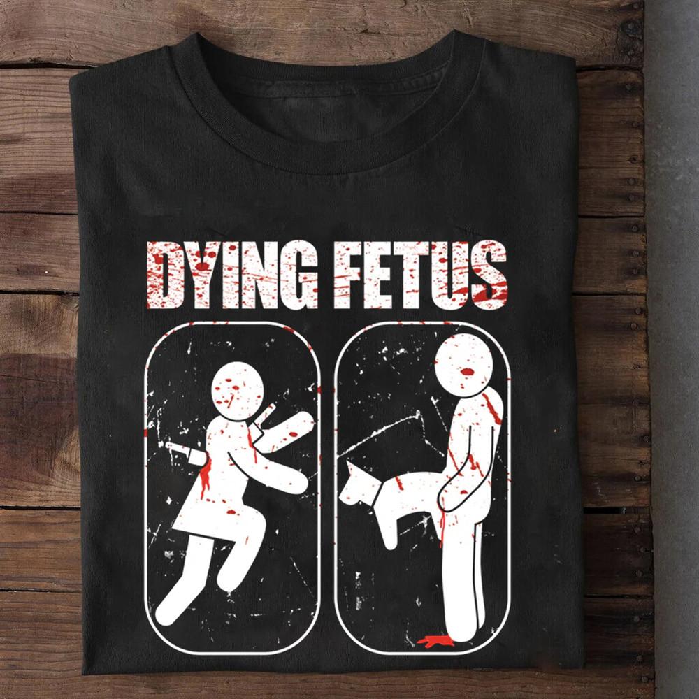 Dying Fetus The Woman And The Man Trending Retro Black All Size Shirt Unisex T-Shirt XL