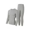 Mens Womens Cotton Thermal Underwear Set Fleece Lined Warm Base Layer Top Bottom Winter