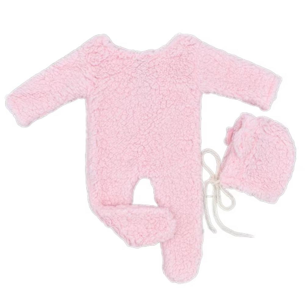 Bear Design Newborn Photoshoot Outfit Newborn Bear Bonnet and Pajama Set  Newborn Photoshoot