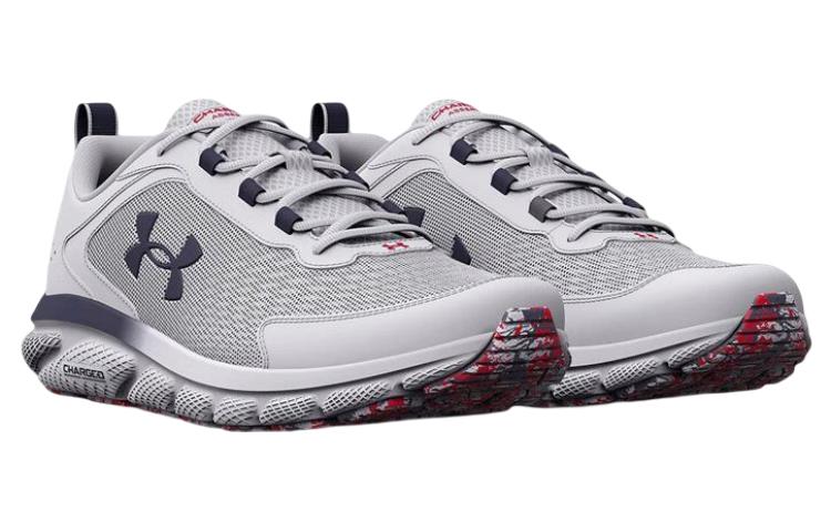 Men's Sneakers Under Armour Charged Assert 9 Running Shoes 'White Blue'