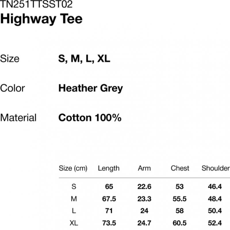 ThIs Is Never That Highway Tee Heather Grey