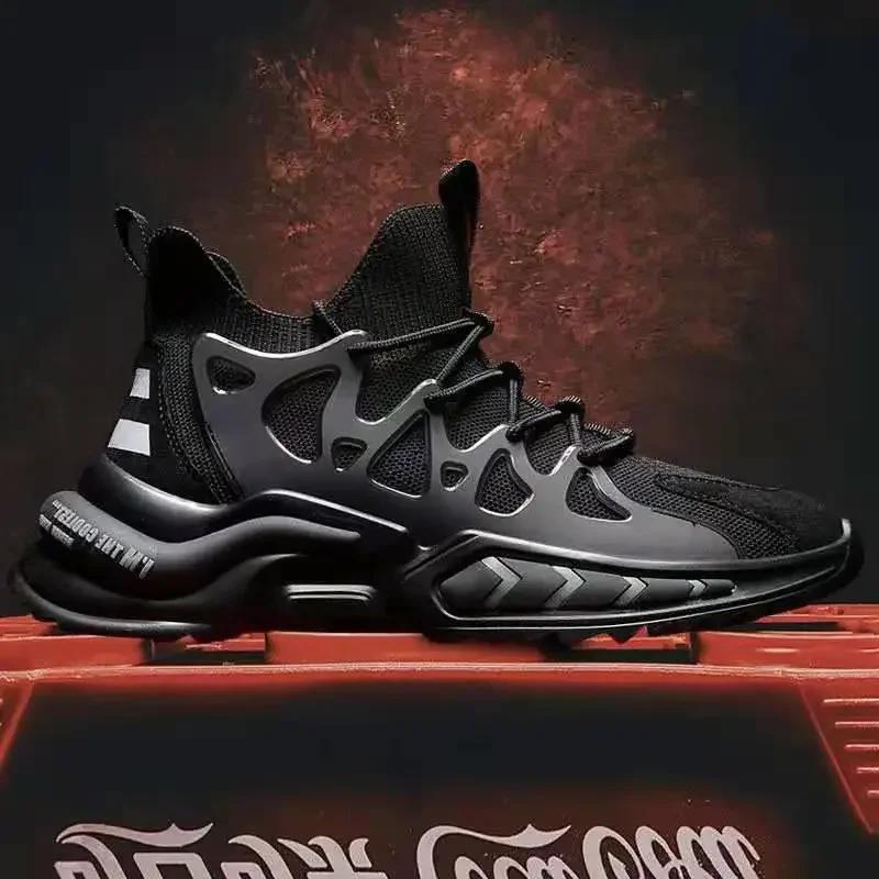 New Men's Sneakers Height Increasing Running Men Shoes Platform Casual Shoes Breathable Fashion Chunky Sneakers for Man