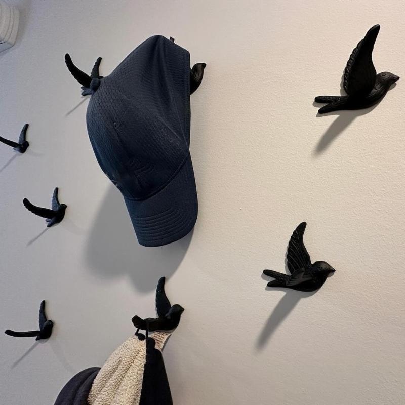 Type Bird Type Metal Wall Hook Ornament Storage Solution For Entryway Bedroom