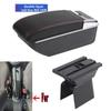 For Ford Fusion Armrest box For Ford Fiesta Mk5 Car armrest box Central storage Box Retrofit with USB Car Accessories