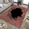 Brick Illusion Pattern Carpets and Rug For Livingroom Bedroom Bathroom Hallway Area Soft Carpet Home Children's Room Floor Mat