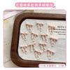 30Pcs Ribbon Bow Nail Art Charms 3D Nail Decoration Macaron Color Manicure Accessories Resin Material Diy