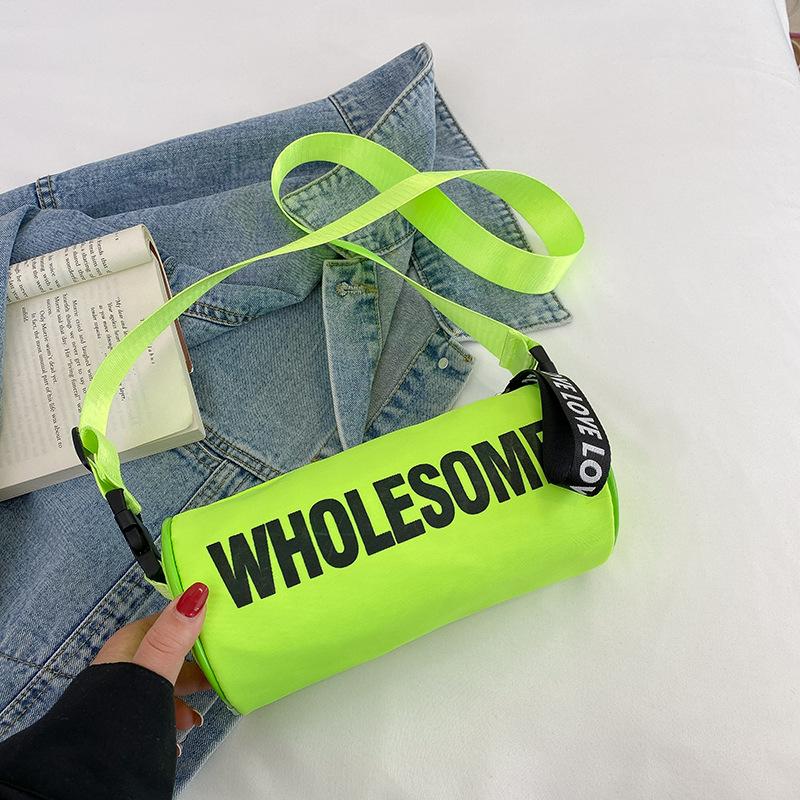 Round-shaped Slanted Crossbody Small Bag, Trendy Single-shoulder Bag, Girl's Simple Casual Sports Money Bag