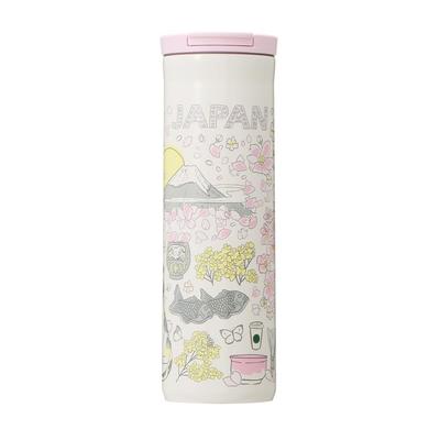 STARBUCKS Starbucks Tumbler Coffee Been There Series Stainless Steel Bottle JAPAN Spring 473ml Sakura Sakura Sakura Water Bottle Cute Stylish Return