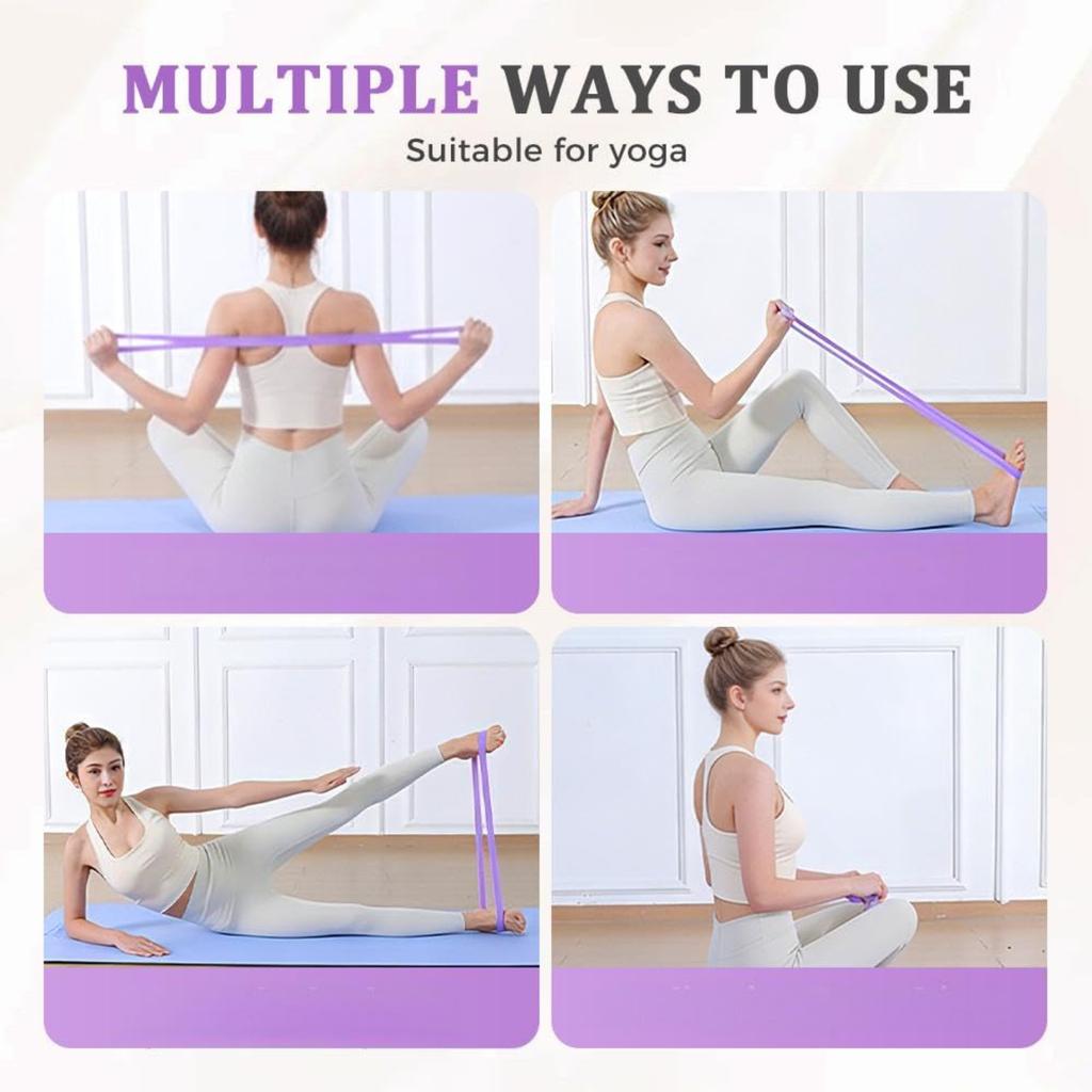 Resistance Bands Exercise Bands For Women, New Resistance Band With Handles For Working Out, Elastic Ropes For Arm Back Shoulder Stretching Training