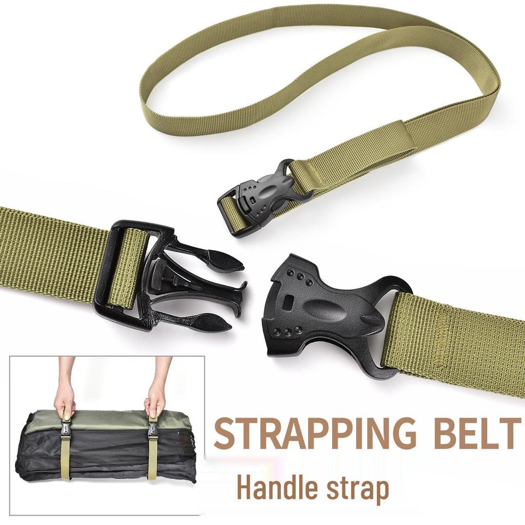 Dual Insurance Buckle Luggage Straps - Suitcase Packing Belts for Outdoor Cargo Securing