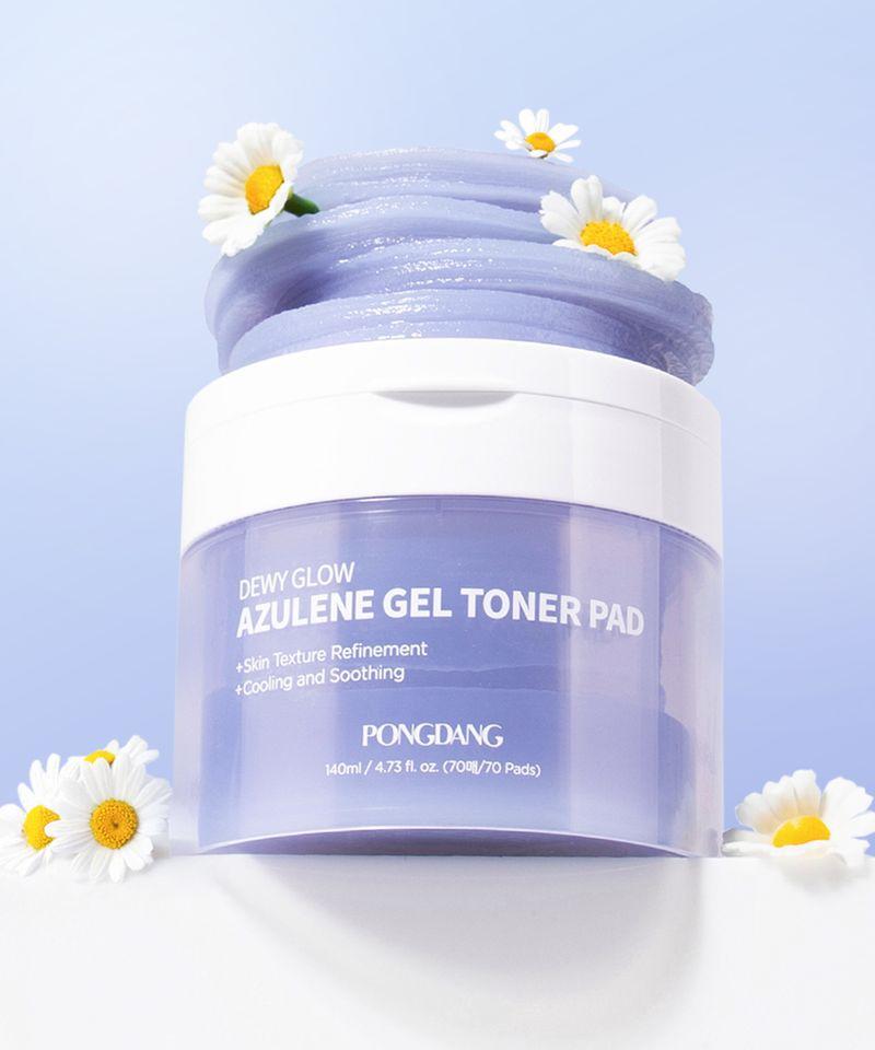 Dewey Glow Azulene Gel Toner Pads