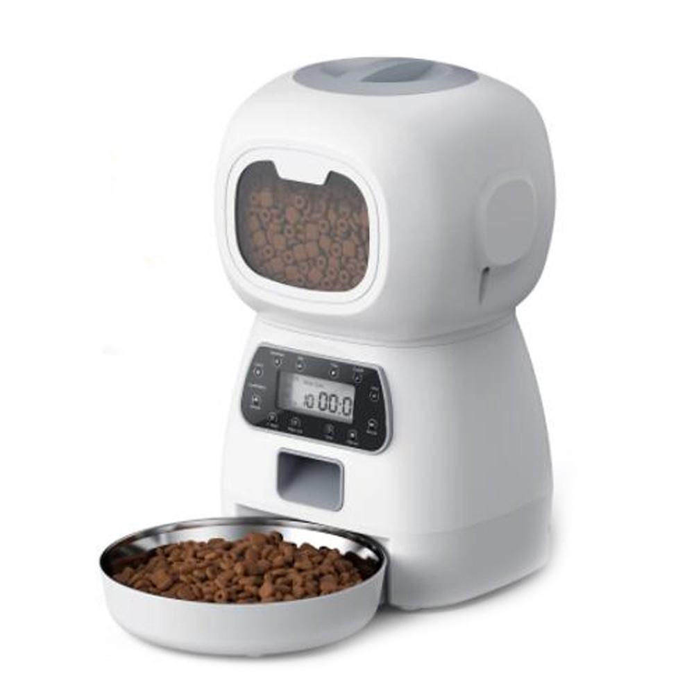 Cat Dog & Rabbit Food Dispenser Large Capacity Stainless Steel Feeder Bowl Smart Automatic Wifi Pet Feeder